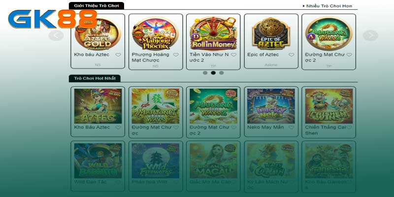 Game Slot Hấp Dẫn Tại gk88